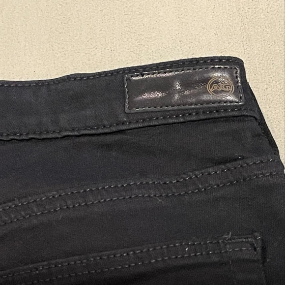 AG the prima mid rise cigarette skinny black jeans size 28 - Picture 5 of 9